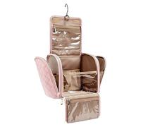 Toiletry Travel Bag - Makeup Storage Pouch 28 cm, organizador cosmético colgante, Large Capacity Nylon | Vacation Hotel Bathroom Gym Shower Airplane Carry On Luggage Suitcase Outdoor Camping Women Men