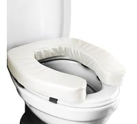 Toilettensitz für Menschen mit Behinderungen - Rutschfeste Ergonomische Unterstützung | Gepolsterter Toilettensitz mit Hebehilfe | Für Senioren, Schwangere, Badezimmer, Zuhause, Reisen, Krankenhaus