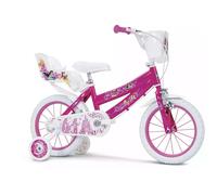 Toimsa ++ Bicicleta 14" Princesas Disney - Con Ruedines y Cesta (14643)