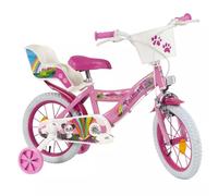 Toimsa: Bicicleta de fantasía para niños - tamaño 14 - rosa