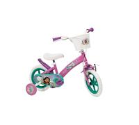 Toimsa Gabbys Dollhouse 12 Inch Bicycle, Kids Bike Learn to Ride, with Training Wheel stabilisers and Mudguard, for Children/Youth Age 3-5 Years, Pink