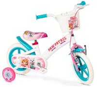 Toimsa: Bicicleta infantil Paw Patrol, tamaño 12, blanco-rosa