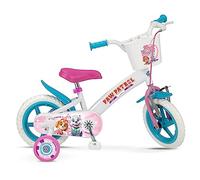 Toimsa: Bicicleta infantil Paw Patrol, tamaño 12, blanco-rosa
