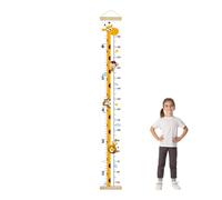 Toise - Lienzo de crecimiento extraíble | Decoración de habitación de bebé niño o niña - Tamaño y Hitos Escalables