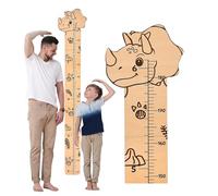 Toise Para, Lana De Crecimiento De Madera,Regla De Grabación De Altura De Madera Montada En La Pared | Regla De Dibujos Animales De Grabación De Tamaño De Pared Para El Aula