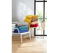 Toison d’or Vellón de Oro Manta Polar Teddy de poliéster Liso, 220 x 240 cm, tamaño Topo