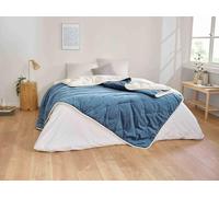 Toison d’or Vellón Dorado Denali para Cama, 220 x 240 cm, tamaño, Azul Pavo Real