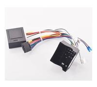 Toiumops Adaptador para Ford Focus Mk2 Mondeo Mk4 C-MAX Fusion, Adaptador de Cable de arnés de cableado estéreo de Radio de Coche de 16 Pines para Android, con Canbus