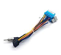 Toiumops Adaptador para Honda Accord Civic CRV Integra Integra Jazz Odyssey, 16 Pines para Android Car Radio Cable Arnés de cableado