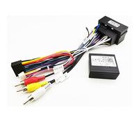 Toiumops Adaptador para Jeep Renegade, Enchufe de 16 Pines a Cable de cableado de 52 Pines, Adaptador de arnés de Radio de Coche, decodificador de Bus Can, Conector RCA