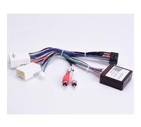 Toiumops Adaptador para Mitsubishi Outlander Pajero 2006-2013, 16 Pines para Android, arnés de cableado de Radio de Coche, Caja Canbus, Cable estéreo, con Canbus