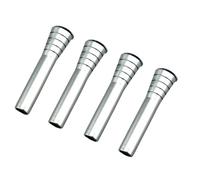 Toiumops Perilla Bloqueo Puerta Coche para VW MK1 MK2 Golf Scirocco Rabbit, Cubierta de la Perilla del Pasador de la Cerradura de la Puerta (cromada)