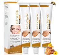 Toivize 3 Piezas Crema Veneno de Abeja, Crema Facial Antiarrugas e Hidratante, Lifting Reafirmante para Cara y Cuello, Bee Venom Cream para Todo Tipo de Piel, Mujer y Hombre, 20g por Tubo