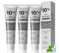 Toivize 3 Piezas Pasta Dental con Hidroxiapatita Sin Flúor | Hydroxyapatite Toothpaste para el Cuidado del Esmalte, Limpieza Profunda y Aliento Fresco a Menta, 120g por Tubo