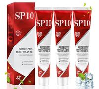 Toivize 3pcs SP-10 Pasta de Dientes Probiótica Blanqueante, Pasta de Dientes Blanqueadora para Limpieza Profunda, Aliento Fresco, Eliminación de Manchas y Cuidado de Encías, 100g por Tubo