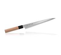 Tojiro Cuchillos Japonéses Cocina para Sushi y Sashimi Profesional Acero Molibdeno Vanadium - Hoja Ultra Afilado - Mango Madera - de Japon (Yanagiba 24 cm, F-1057)