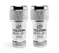 TOJOIN 2PCS DC Block in-Line SMA/N Male to Female RF Coaxial Adapter 50-6000MHz Connector Bloquea el Voltaje DC de su Radio o Equipo de Prueba RF (DB-N-JK)