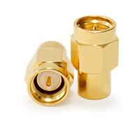 TOJOIN 2PCS RF de Carga de Terminación, SMA Macho RF Termination Load de CC a 8GHz 50 Ohm 0.25W Coaxial SMA Terminators Carga Plug RF Test Equipment Conector Adaptador (SMA 8GHz-2pcs)