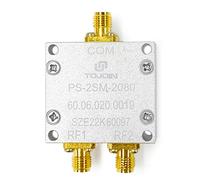 TOJOIN - Divisor de potencia pasivo de 2 a 8 GHz, 2 vías, conectores SMA Splitter para RF/Microondas, medidas sistema de antena (PS-2SM-2SM-2080)