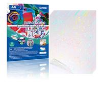 TOJUNE Papel Adhesivo Holográfico A4 50mic (Vidrio Roto)