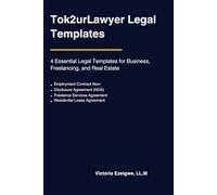 Tok2urLawyer Legal Templates: 4 Essential Legal Templates for Business, Freelancing and Real Estate.