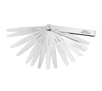 Tokaneit Galgas de Espesores 17 Lame 0.02-1.00mm Acero Inoxidable Galgas Reglaje Valvulas,Galga de Acero Métricas,Herramienta de Medición de Espacios,para Medición de Holguras y Reglaje de Válvulas