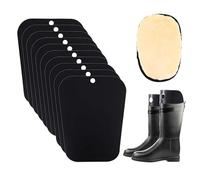 Tokaneit Insertos de Forma de Botas Altas 10 Piezas con Guante para Pulir 32cm Tensores de Botas de Plástico para Mujer,Hormas de Plástico para Bota,Mantén las Bota en Posición Vertical