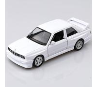TOKAXI 1/36 Scale 1987 BMW M3 Diecast Model Cars, vehículos para tirar hacia atrás BMW E30, coches juguetes regalos para niños y niñas