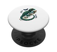 Tokay Gecko Night Perch Póster Reptil PopSockets PopGrip Adhesivo