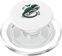 Tokay Gecko Night Perch Póster Reptil PopSockets PopGrip para MagSafe