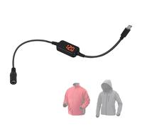 TOKDOOT Adaptador de batería de 12 V para Milwau-kee, M12, Makita, AEG Gear, Snap-on, Metabo, Craftsman. Cable Tipo C a CC de 5,5 mm (Solo Apto para Chaquetas de calefacción de 12 V)