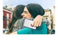 Token Gift, Cute Wooden Animal Hug Keepsake With Card, Encouragement Gift For Friends Family, Graduation Wedding Mother’s Day Present