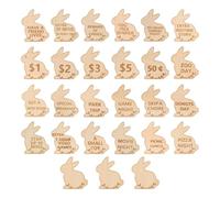 -Token, Token De Pascua Para Niños, 27 Piezas De Tokens De Huevos De Pascua | Marcas De Recompensa De Pascua Hecho De Madera, Marcas De Regalo A Precio De Pascua, Marcas Nocturnas Familiares, Actos