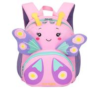 Tokeya Mochila Escolar para Niñas Primaria Mochila Infantil Escolares para Guardería Preescolar Impermeable Mochila Pequeña 2-6 Años Kindergarten Niña Regalo, Mariposa Púrpura