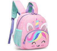 Tokeya Mochila Infantil Pequeñas Mochila para Niñas, Guardería Mochila Preescolar Unicornio con Correa de Pecho, Impermeable Escolares Bolsa Guarderia Mochila para 1-5 Años, Rosa
