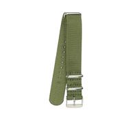 Tokicoo Correa de reloj de nailon tejido con hebilla de pasador en colores vivos y brillantes, 18 mm, 20 mm, 22 mm, estilo casual.,Un verde,18 mm
