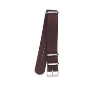 Tokicoo Correa de reloj de nailon tejido con hebilla de pasador en colores vivos y brillantes, 18 mm, 20 mm, 22 mm, estilo casual.,Marrón,22 mm