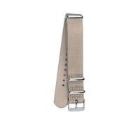 Tokicoo Correa de reloj de nailon tejido con hebilla de pasador en colores vivos y brillantes, 18 mm, 20 mm, 22 mm, estilo casual.,Beige,22 mm