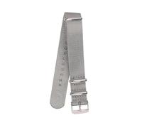 Tokicoo Correa de reloj de nailon tejido con hebilla de pasador en colores vivos y brillantes, 18 mm, 20 mm, 22 mm, estilo casual.,Gris,18 mm