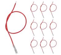 TOKIDNY 10 piezas Conectores Eléctricos de Empalme Rápidos con Funda Aislante y Cable Terminales Unipolares Enchufables para Conexiones Estables y Versátiles Instalaciones Eléctricas