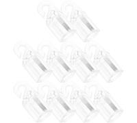 TOKIDNY 10 Unidades de Ganchos para Varillas de Persianas, Tapas de Plástico para Barras Giratorias, Accesorios para Cortinas en Ambientes Domésticos y Comerciales