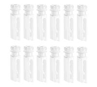 TOKIDNY 12 Juegos Pestañas para Reparación de Persianas Verticales de Recambio Transparentes Resistentes para Mantenimiento de Estores sin Taladro Accesorios Duraderos para Persianas de