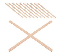 TOKIDNY 12 Piezas Molduras de Madera Pintables Moldura de Revestimiento de Madera de 15,9 Pulgadas X 18mm para Pared Armario Estante Ventana y Puerta