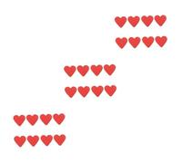 TOKIDNY 12pares of Heart Shape Nonslip Shoe Grip Cushions Self-adhesive Forefoot Pads for High Heels and Leather Shoes