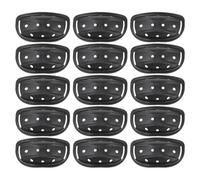 TOKIDNY 15 Protectores de Barbilla para Casco de Motocicleta Bicicleta Eléctrica y Patinaje Color Negro Compatibles y Acolchados para Protección Personal en Seguridad Industrial