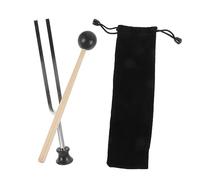 TOKIDNY 1juego Diapasón Martillo y Funda Para Yoga y Energética Instrumento Musical De Afinación Para Chakras y Bienestar