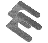 TOKIDNY 2 Piezas Cuñas de Nivelación para Gatos de Coche de Diseño U Metálico Resistente para Soporte Estable Fácil Instalación para Ajuste de Base Elevadores de Vehículos