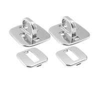 TOKIDNY 2 Piezas Placa Base de Seguridad para Laptop Anclaje de Cable Antirrobo Compatible con Múltiples Modelos Fácil de Usar para Oficina y Viajes