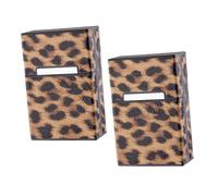 TOKIDNY 2 Piezas Protector de Caja para Cigarrillos con Diseño de Funda Resistente y Portátil para Hombre Pack de Unidades Protectora para Pitilleras de Cigarrillos