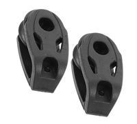 TOKIDNY 2 Piezas Sistema de Poleas de Nylon para Navegación, Compacto y Resistente Cojinetes Giratorios, Polea Elevadora para Barcos y Kayak, Accesorio para Vela y Deportes Acuáticos